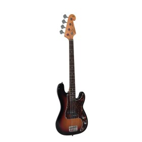 Electric Bass SX SPB6234-3TS | P-Style 3/4 Electric Bass 3-Tone Sunburst with bag