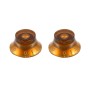 Allparts Bell Knobs Vintage Style Amber
