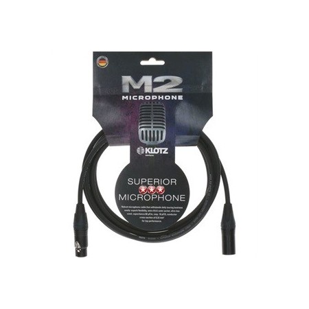 Klotz M2FM superior mikrofonkabel XLR / XLR 1m
