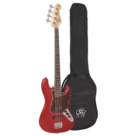 SX BD1 / CAR | J-Style Electric Bass Candy Apple Red with bag