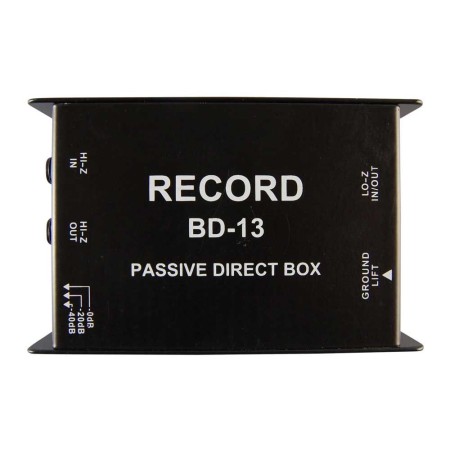 Record BD-13 Passive DI-box – Prenics Sweden