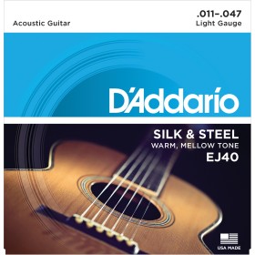 D'Addario EJ40 Silk & Steel 011-047