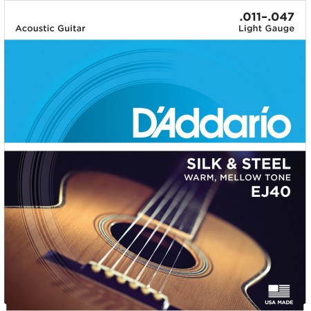 D'Addario EJ40 Silk & Steel 011-047 – Prenics Sweden