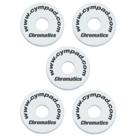 Cympad Chromatics Set 40/15 mm White (5-p) – Prenics Sweden