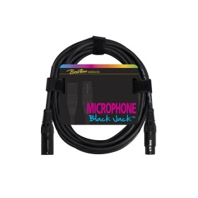 Boston Black Jack Microphone Cable XLR/XLR 1m – Prenics Sverige