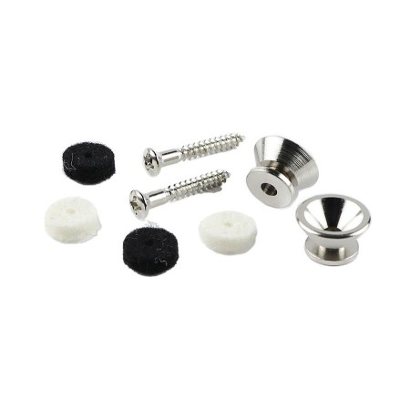 Fender Genuine Replacement Part strap buttons, nickel