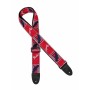 Fender 2" guitar strap 'Monogrammed', red-white-blue