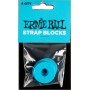 Ernie Ball 5619 Strap Blocks - Blåa - 4-pack