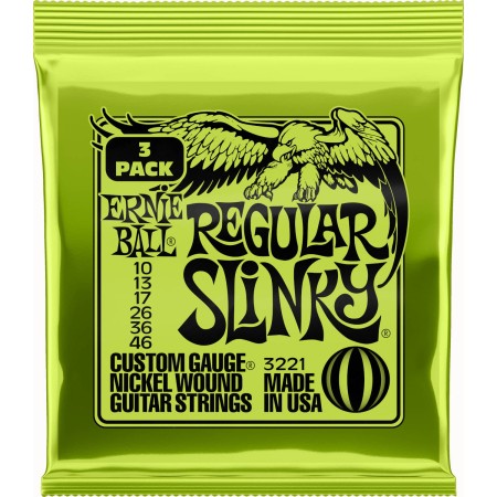 Ernie Ball 3221 Regular Slinky 3-Pack