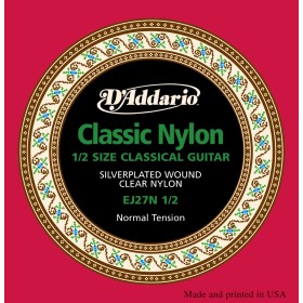 D'Addario EJ27N 1/2 Student Nylon