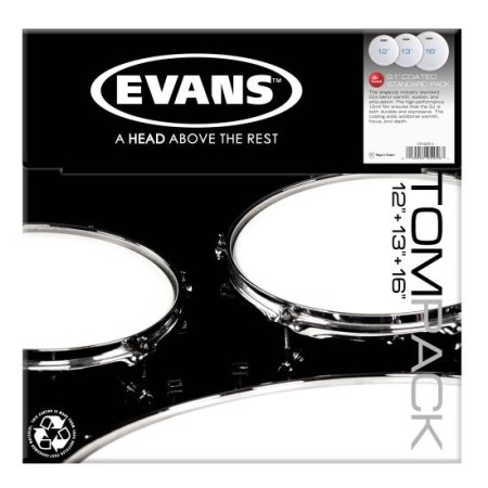 Evans Genera G1 Coated Standard Tom Pack – Prenics Sverige