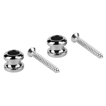 Boston Straplock Button with screws - Nickel