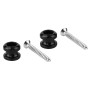 Boston Straplock Button with screws - Black