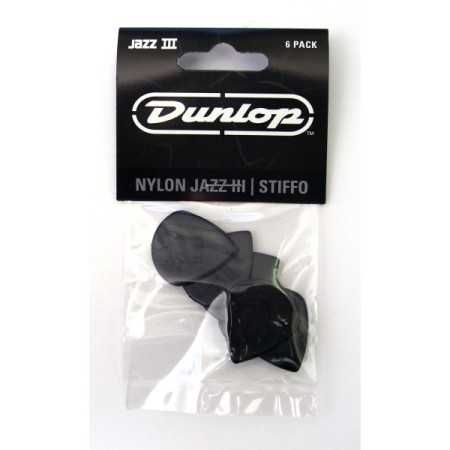 Dunlop 47P3S Jazz III Black 6-pack