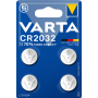 Varta CR2032 Lithium knappcell 4-pack