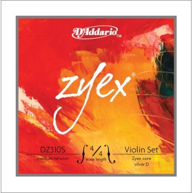 D'Addario Zyex DZ310S 4/4M violinset – Prenics Sverige