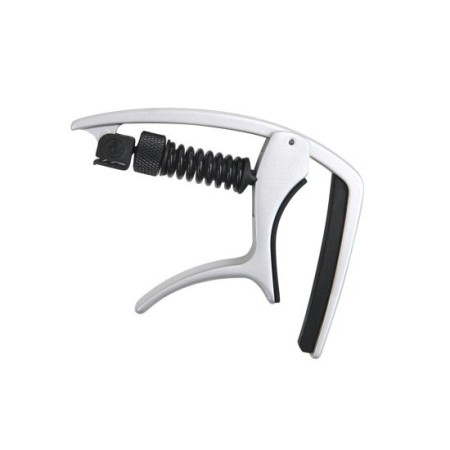 D'Addario PW-CP-09S NS Tri-Action Capo Silver