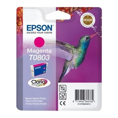 Bläckpatron Epson T0803 Magenta