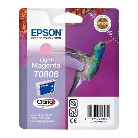 Bläckpatron Epson T0806 Light Magenta