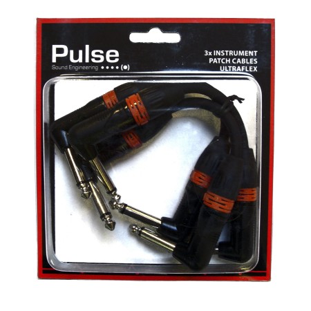 Pulse Patchkabel 15cm 3-pack Tele/Tele