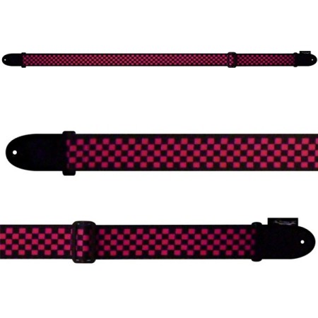 Perri's LPCP-590 | 2" Polyester Strap - Red/Black Checker