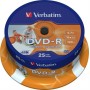 Verbatim DVD-R, 16x, 4,7GB/120min, 25-pack spindel, AZO, printable