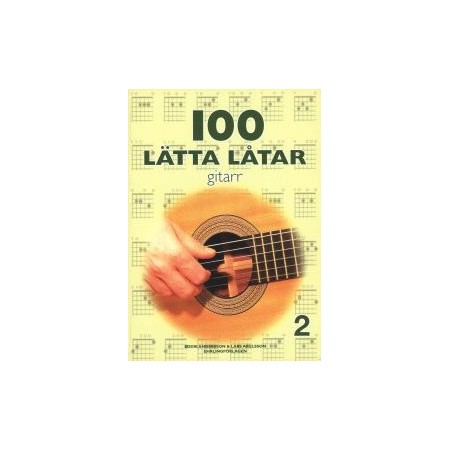 100 lätta låtar gitarr 2 – Prenics Sverige