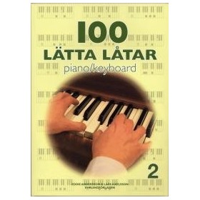 100 lätta låtar piano/keyboard 2 – Prenics Sweden