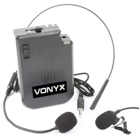 Vonyx VPS10BP bodypack+headset UHF 863.1MHz – Prenics Sverige
