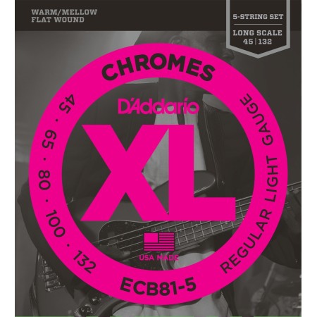 D'Addario ECB81-5 Chromes