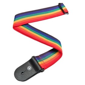 PWS111 Guitar Strap 50 mm Poly-Pro - Rainbow