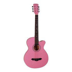Westerngitarr Norfolk STARTER PK - stålsträngad gitarr rosa