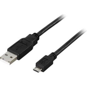 Deltaco USB 2.0 kabel typ A hane-Micro B hane 1m