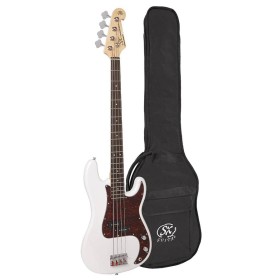 SX BD2 / WT | P-Style Electric Bass White with bag