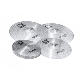 Stagg SXM Silent Practice Cymbal Set+Bag
